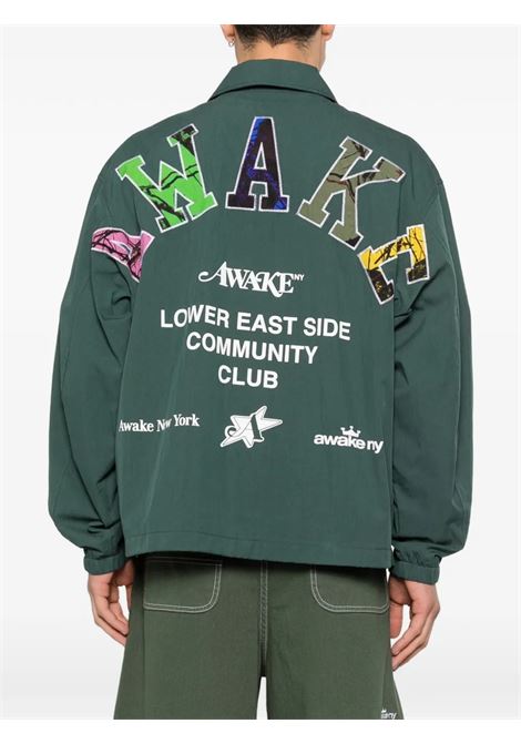 l.e.s community coaches jacket man green AWAKE NY | AWK-SP26-OT003TL